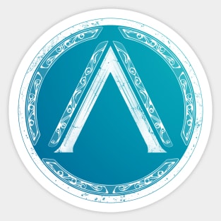 Sparta Lambda Symbol Sticker